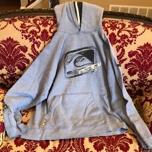 Boys blue and black quiksilver sweatshirt(hoodie)